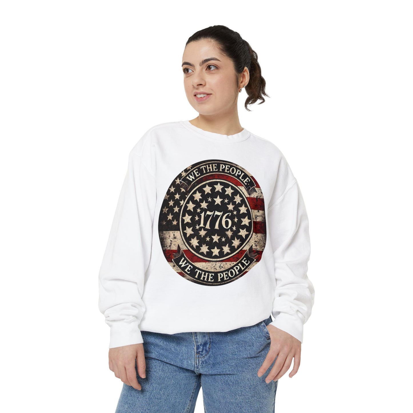 We the People Unisex Garment-Dyed Sweatshirt