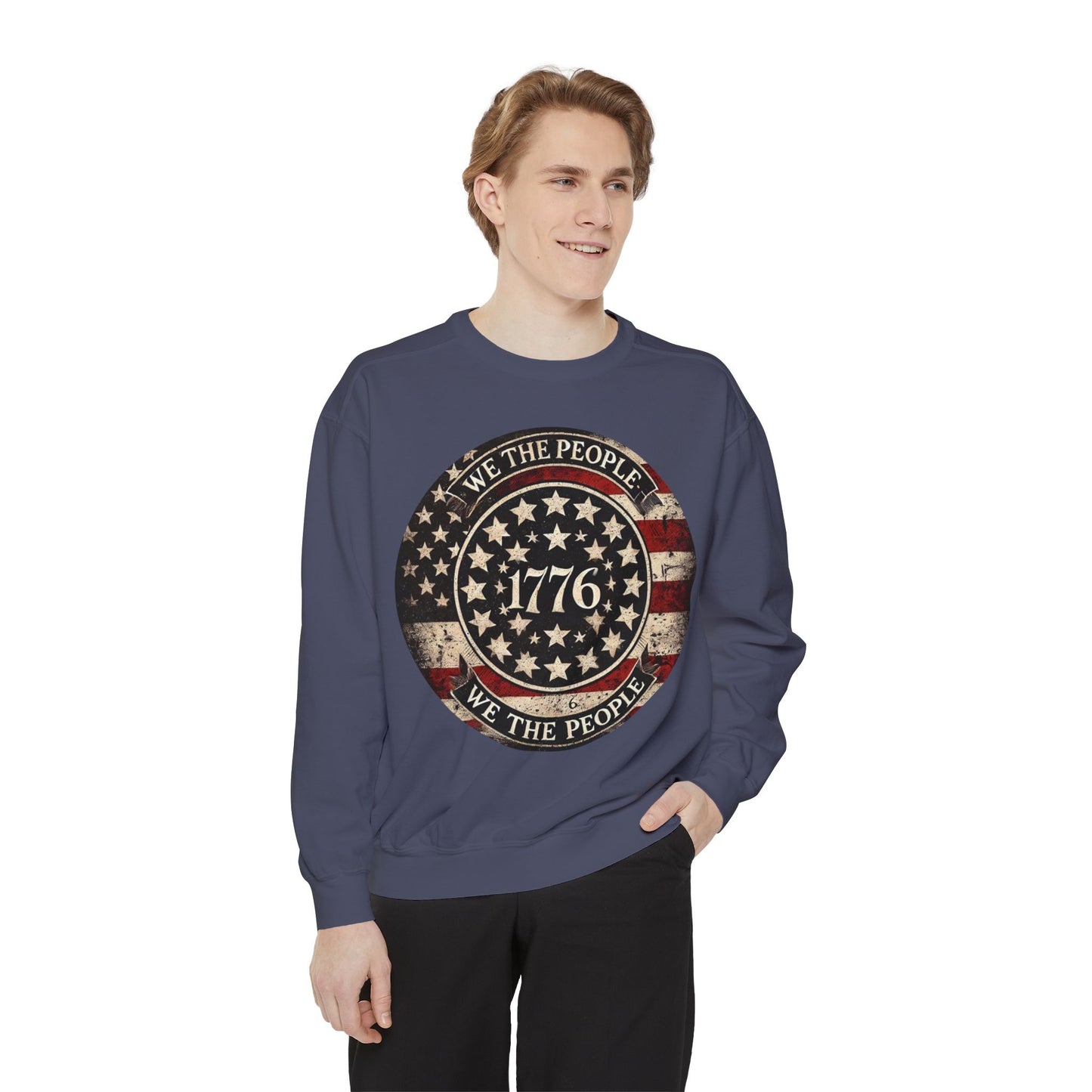 We the People Unisex Garment-Dyed Sweatshirt