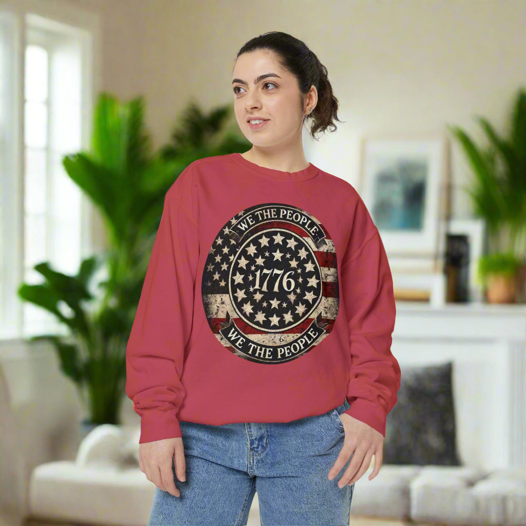We the People Unisex Garment-Dyed Sweatshirt
