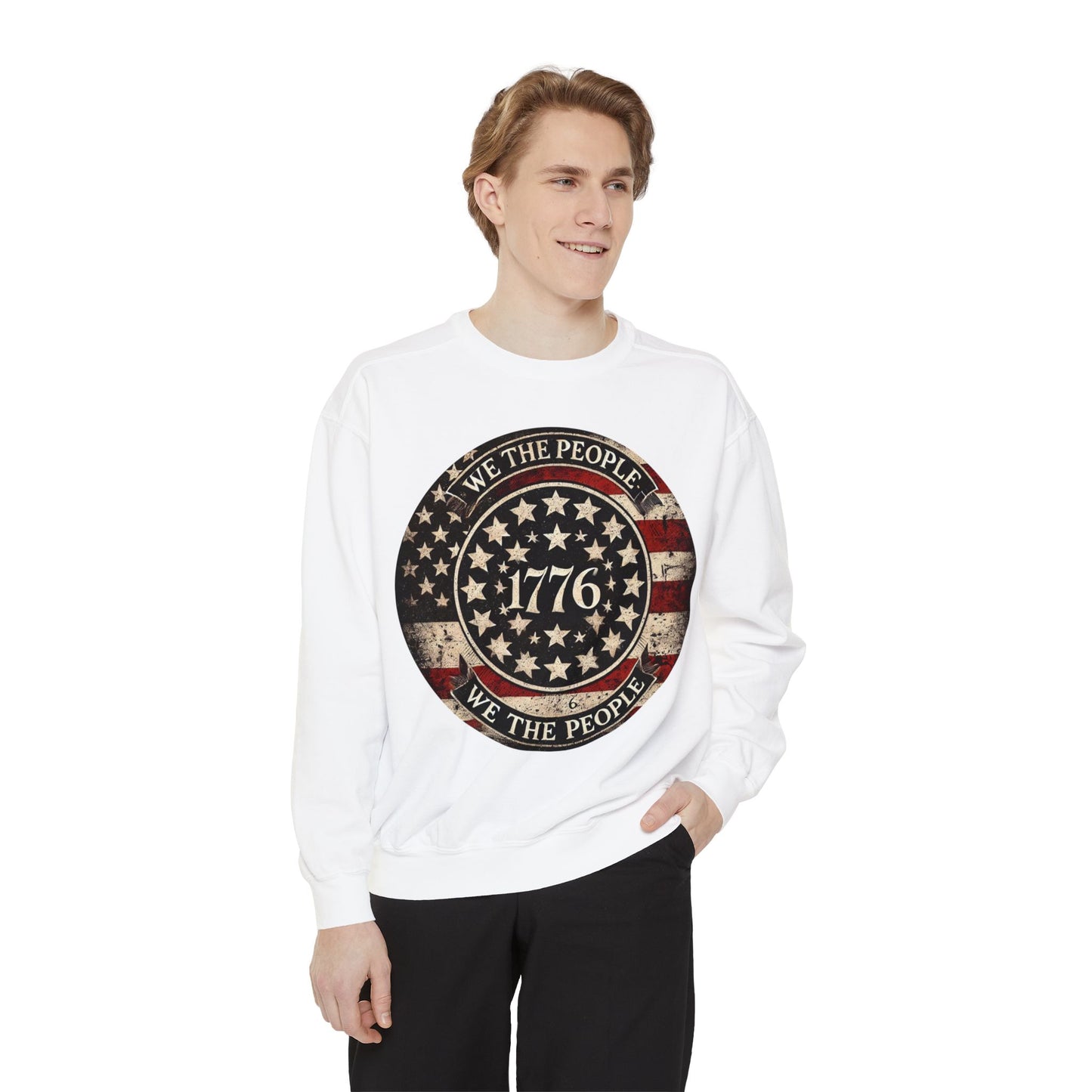 We the People Unisex Garment-Dyed Sweatshirt
