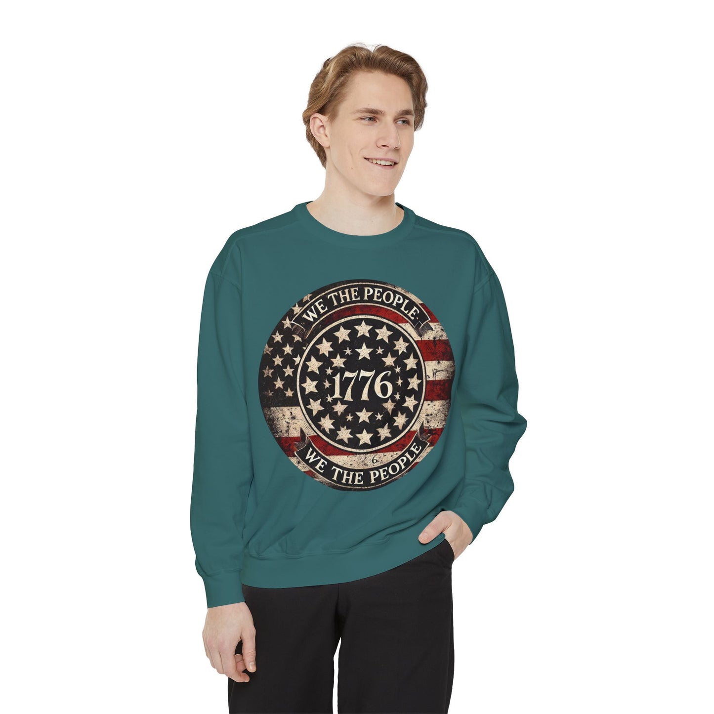 We the People Unisex Garment-Dyed Sweatshirt