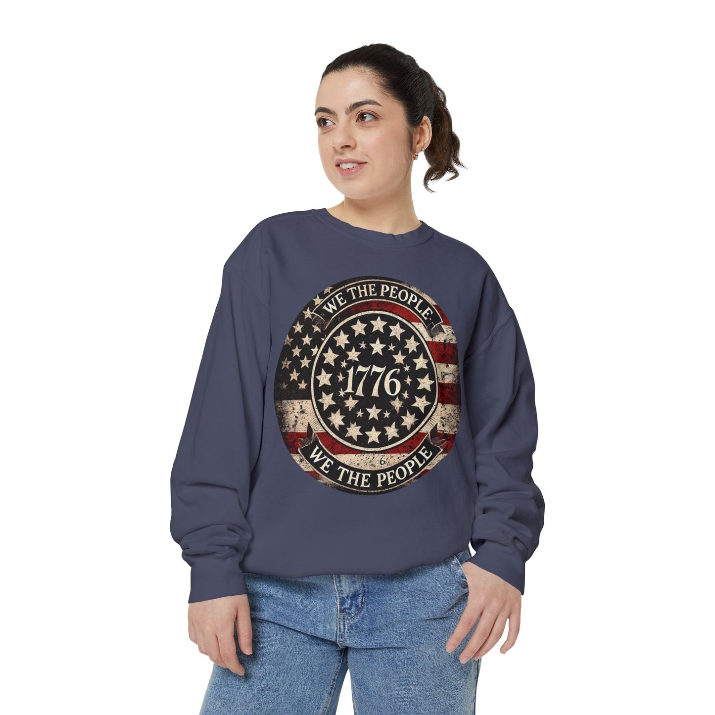 We the People Unisex Garment-Dyed Sweatshirt