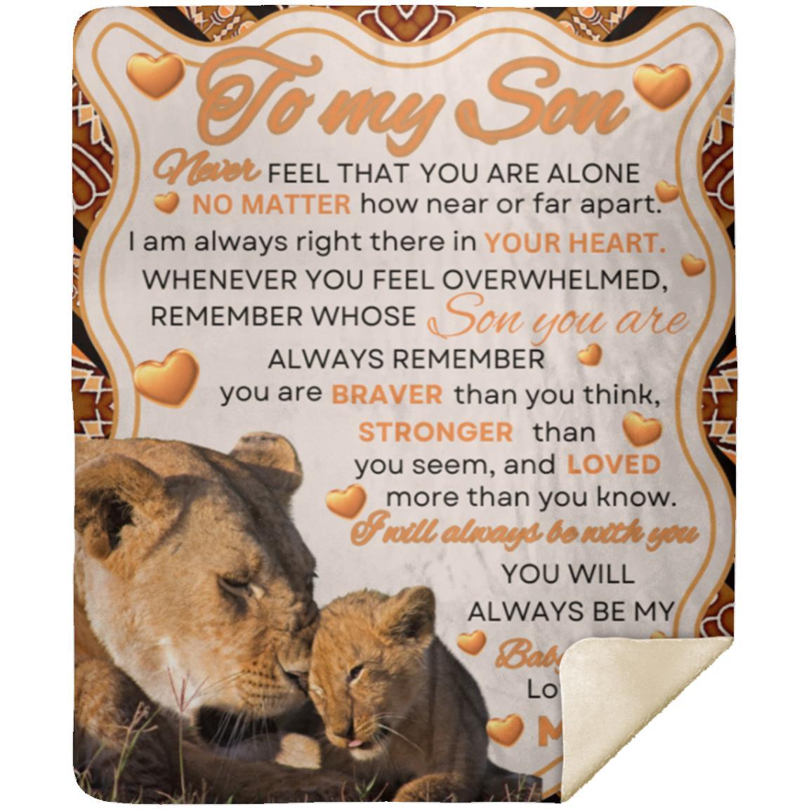 To My Son/Daughter Love Mom Blanket