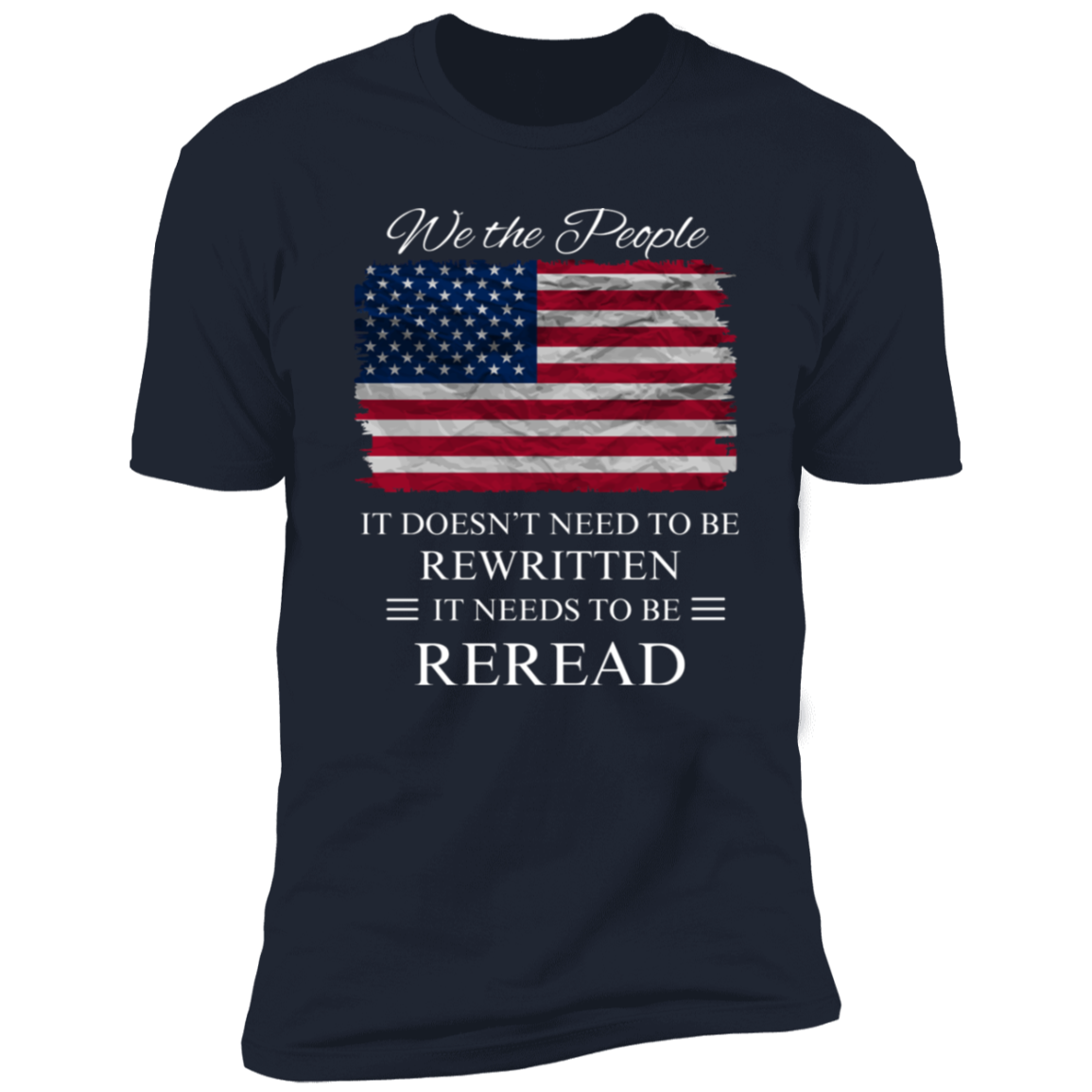 CLOSEOUT - We The People American Flag Short Sleeve Tee
