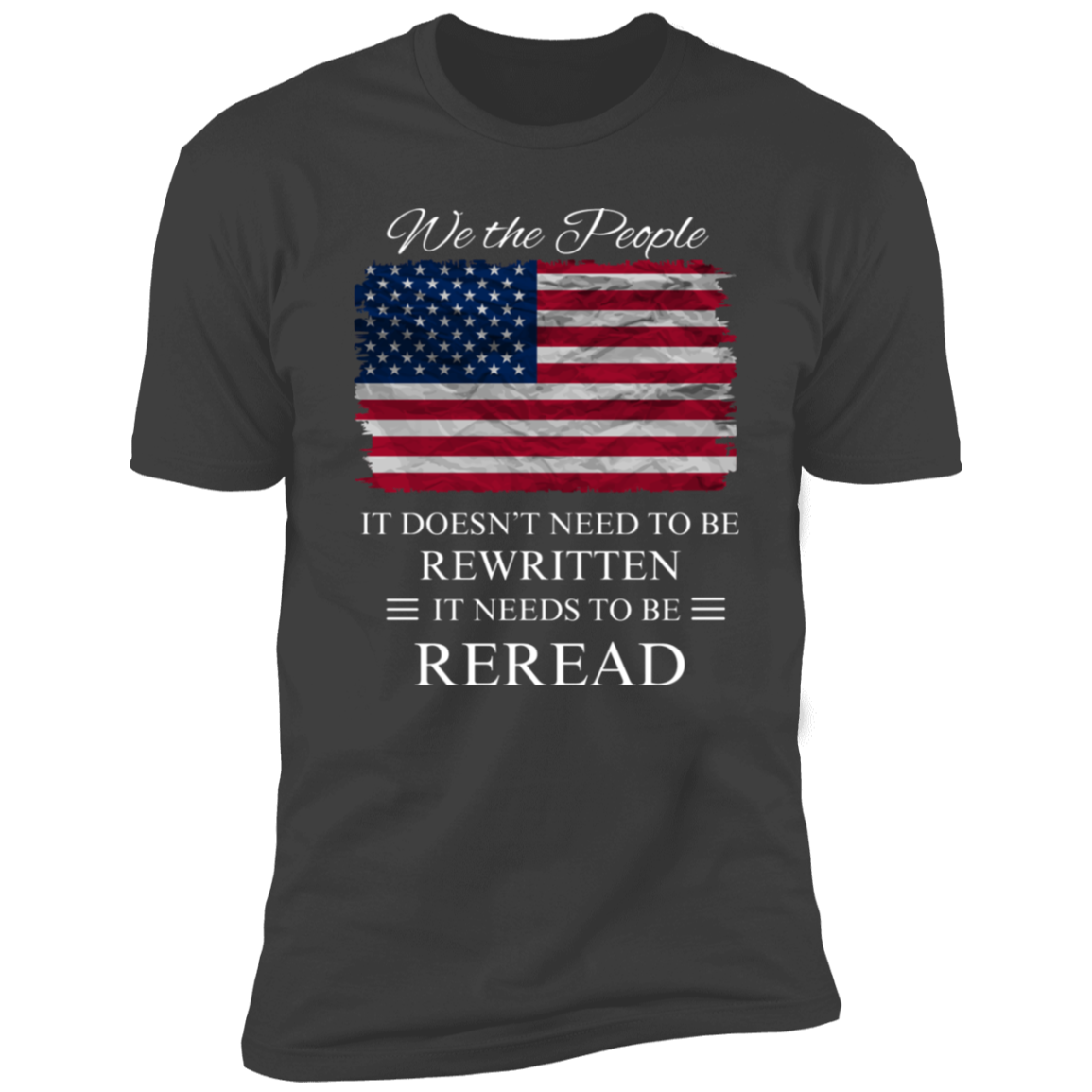 CLOSEOUT - We The People American Flag Short Sleeve Tee