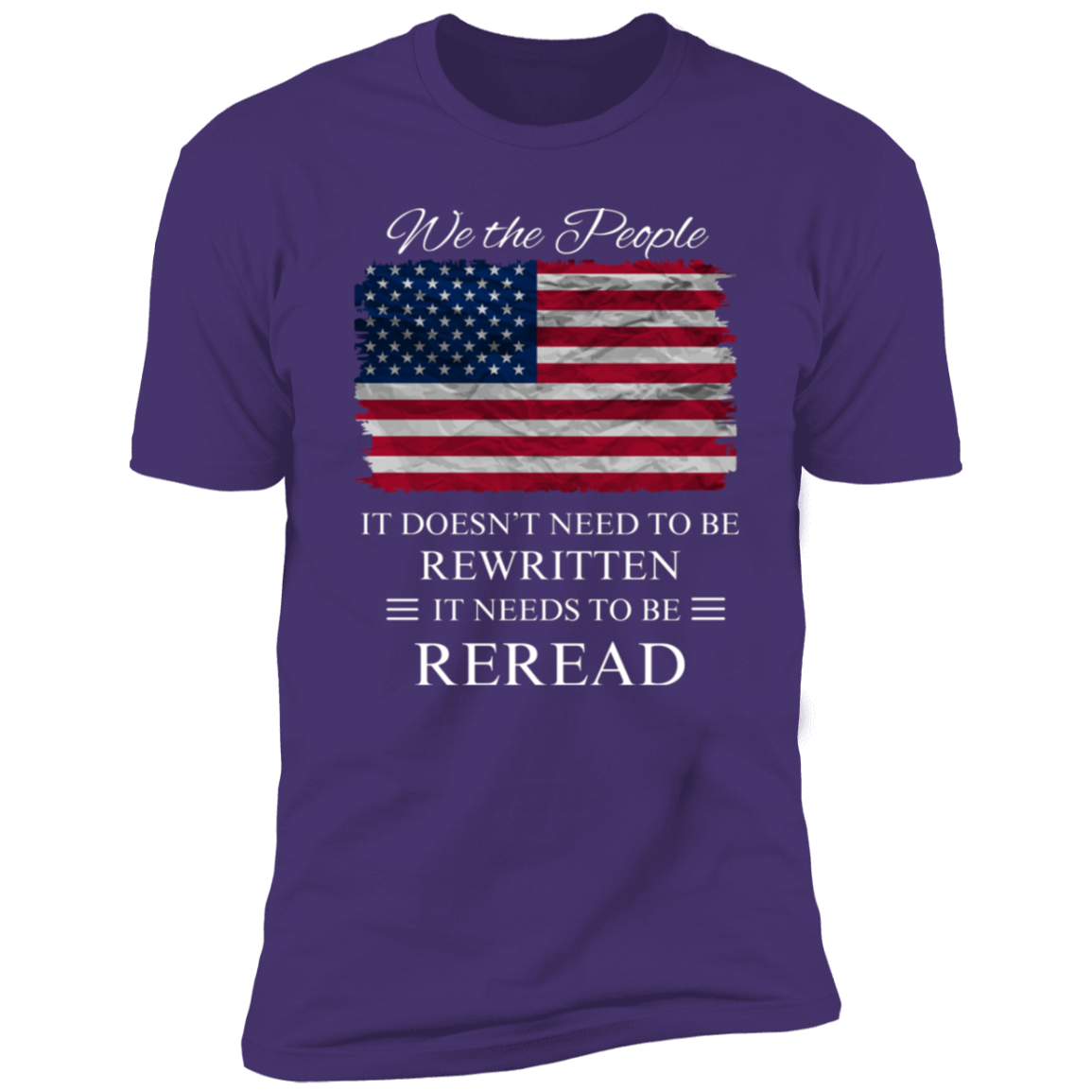 CLOSEOUT - We The People American Flag Short Sleeve Tee
