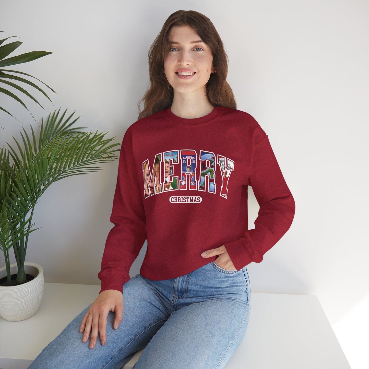 Merry Christmas Unisex Crewneck Sweatshirt