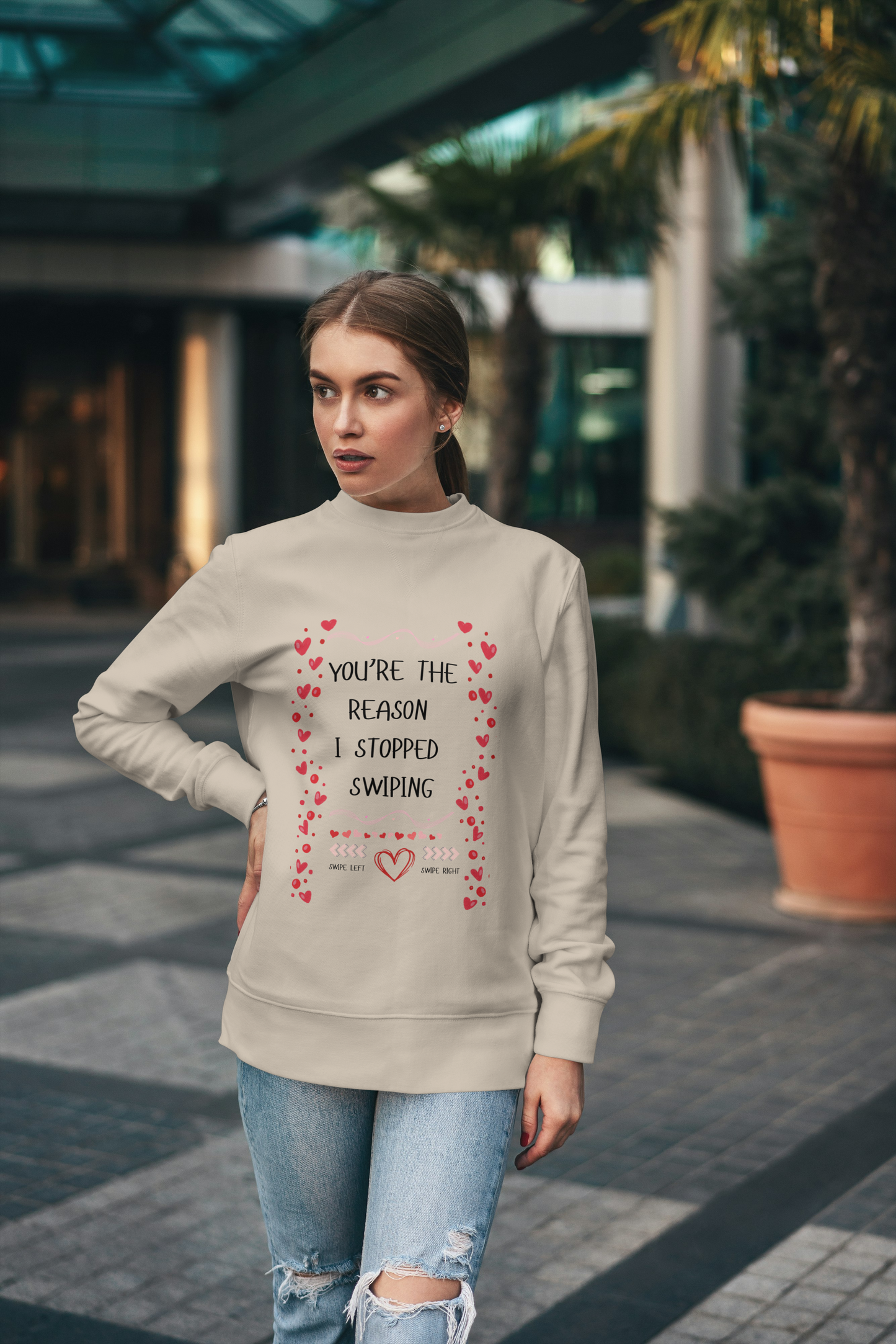 I Stopped Swiping Sweatshirt