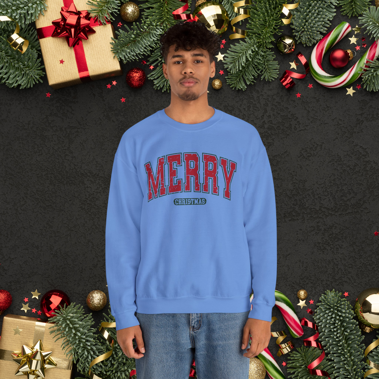 Unisex Crewneck Santa World Tour Sweatshirt