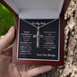 To My Son Cross Necklace Ball Chain