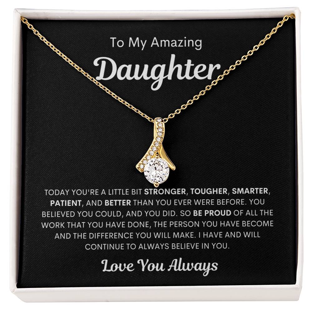 To My Amazing Daughter Necklace