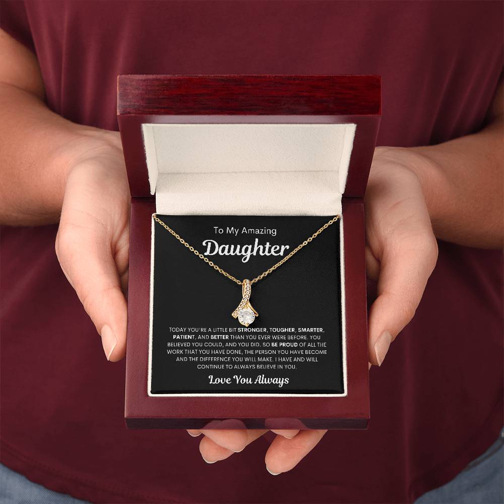 To My Amazing Daughter Necklace