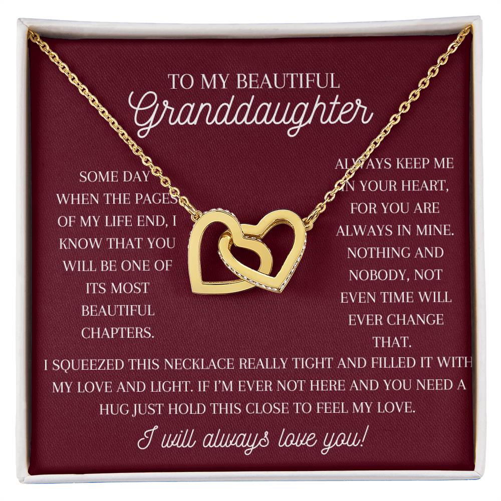To My Beautiful Granddaughter