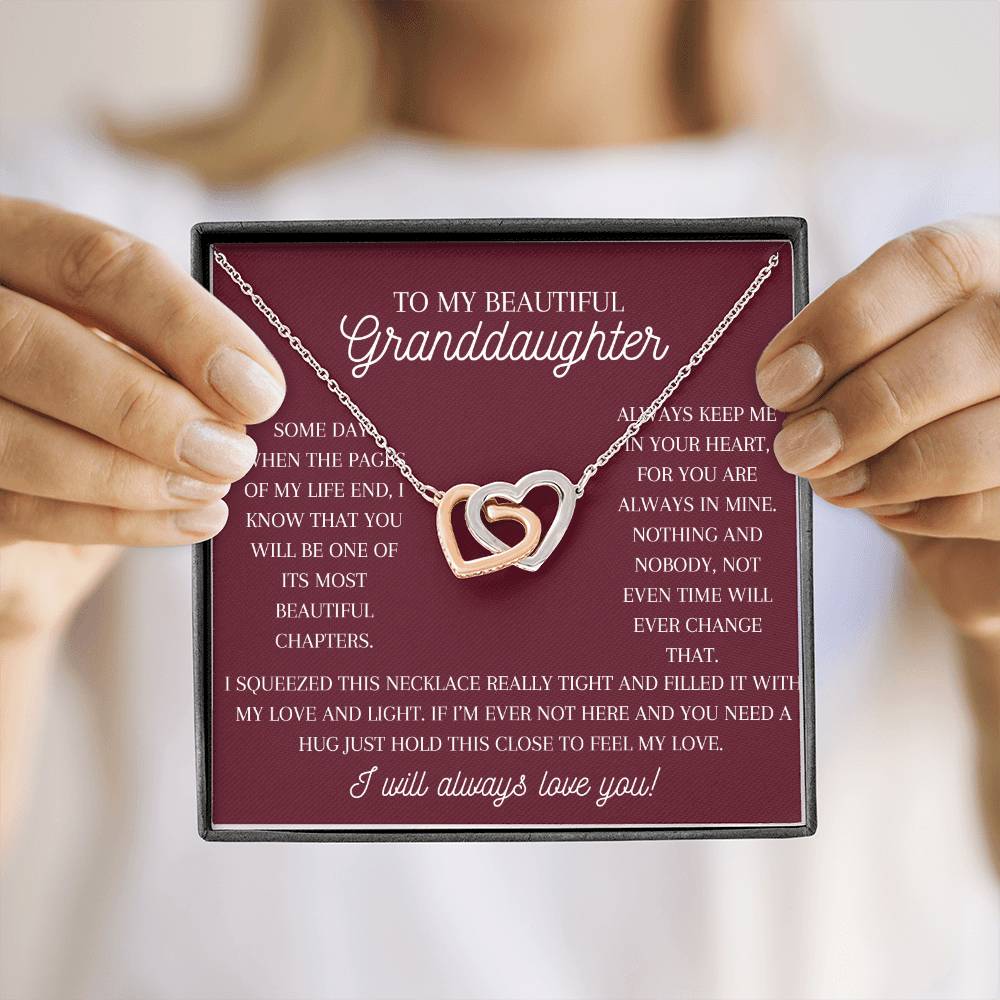 To My Beautiful Granddaughter