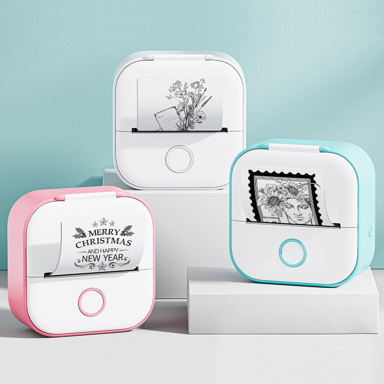 Portable Mini Thermal Bluetooth-compatible Mini Label Printer