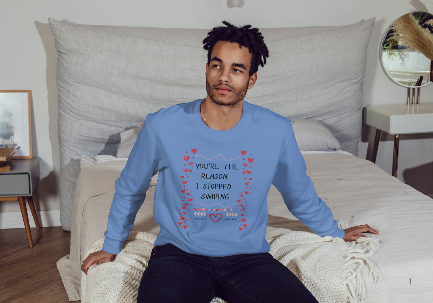 I Stopped Swiping Sweatshirt