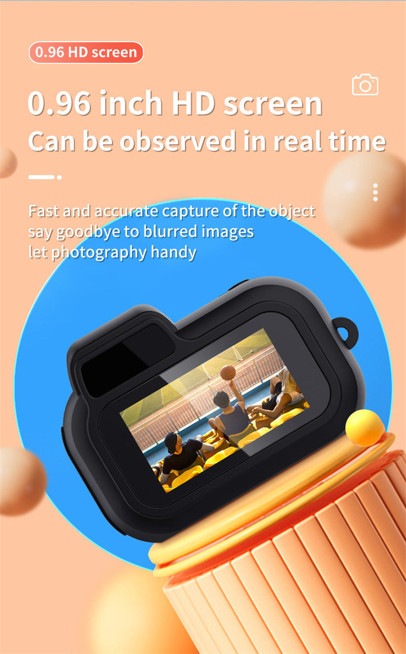 Retro Mini Camera With Screen 1080p HD Portable