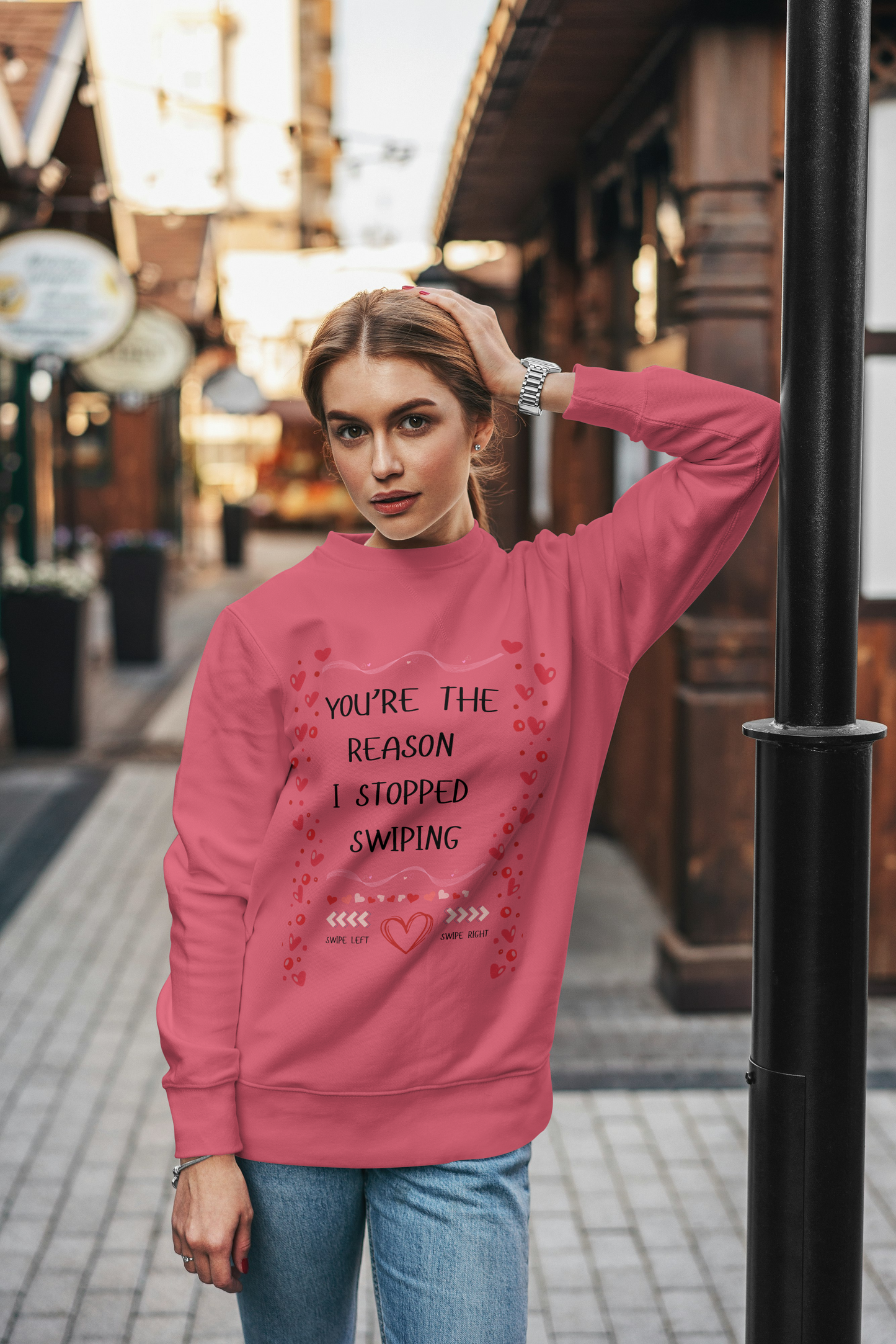 I Stopped Swiping Sweatshirt