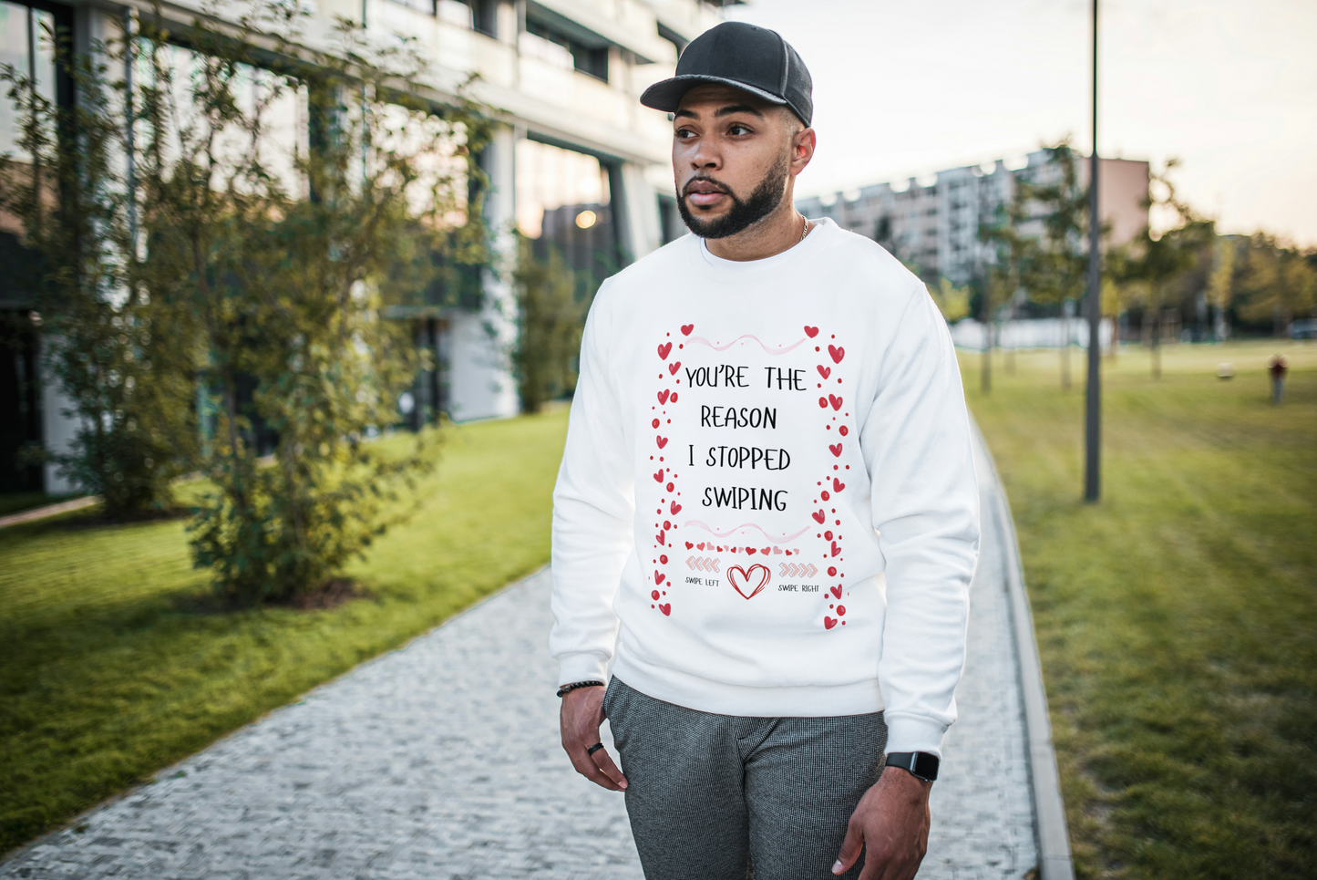 I Stopped Swiping Sweatshirt
