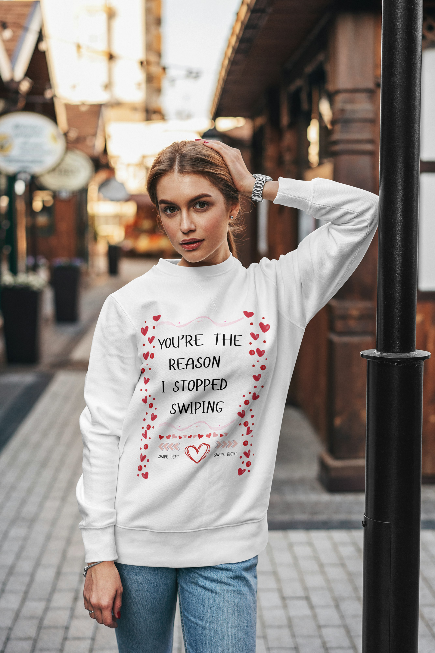 I Stopped Swiping Sweatshirt