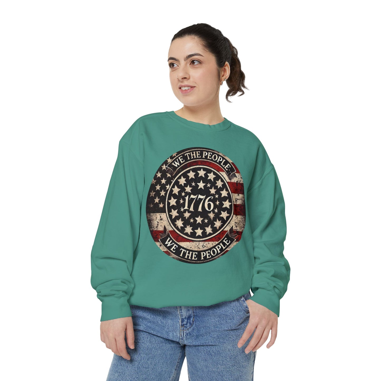 We the People Unisex Garment-Dyed Sweatshirt