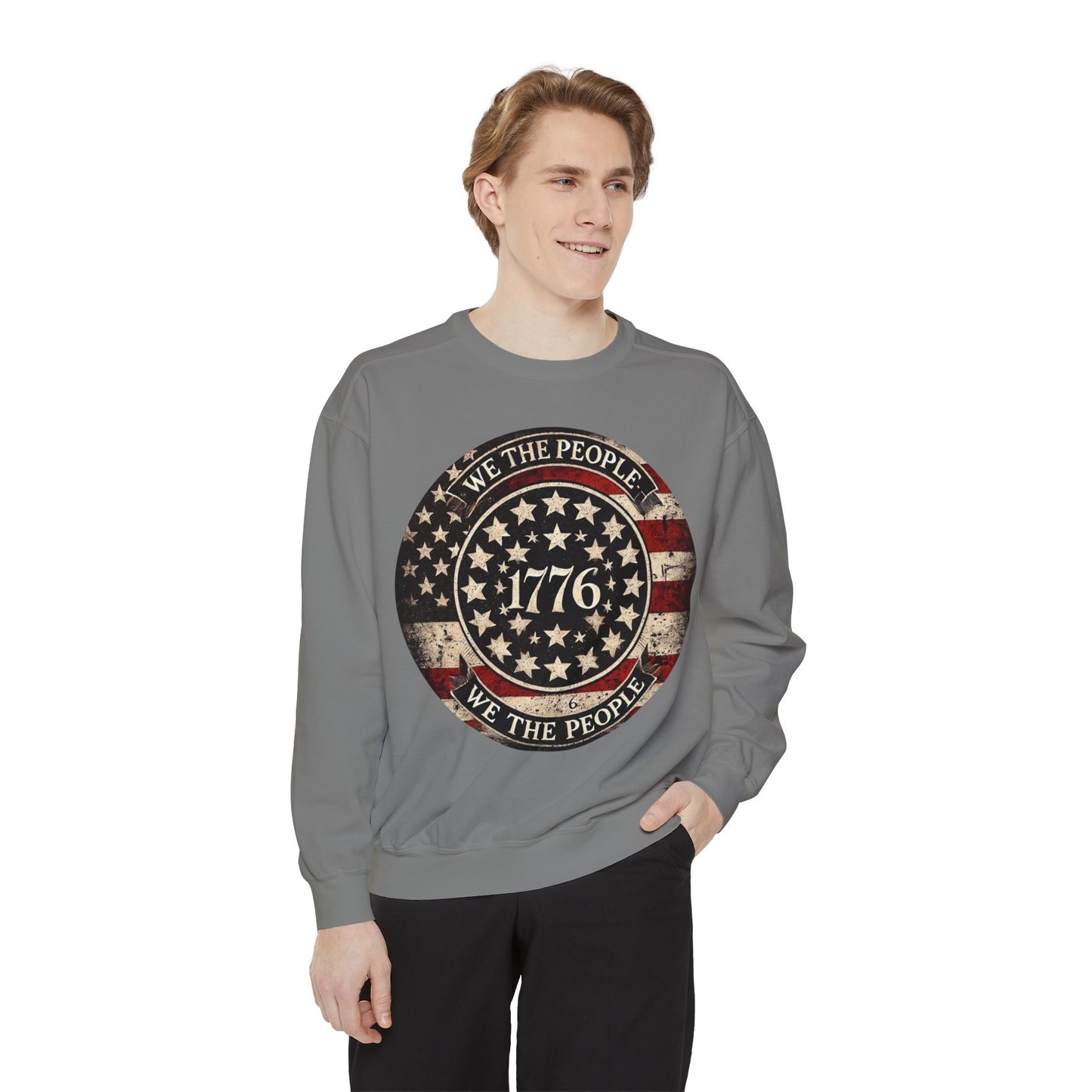 We the People Unisex Garment-Dyed Sweatshirt