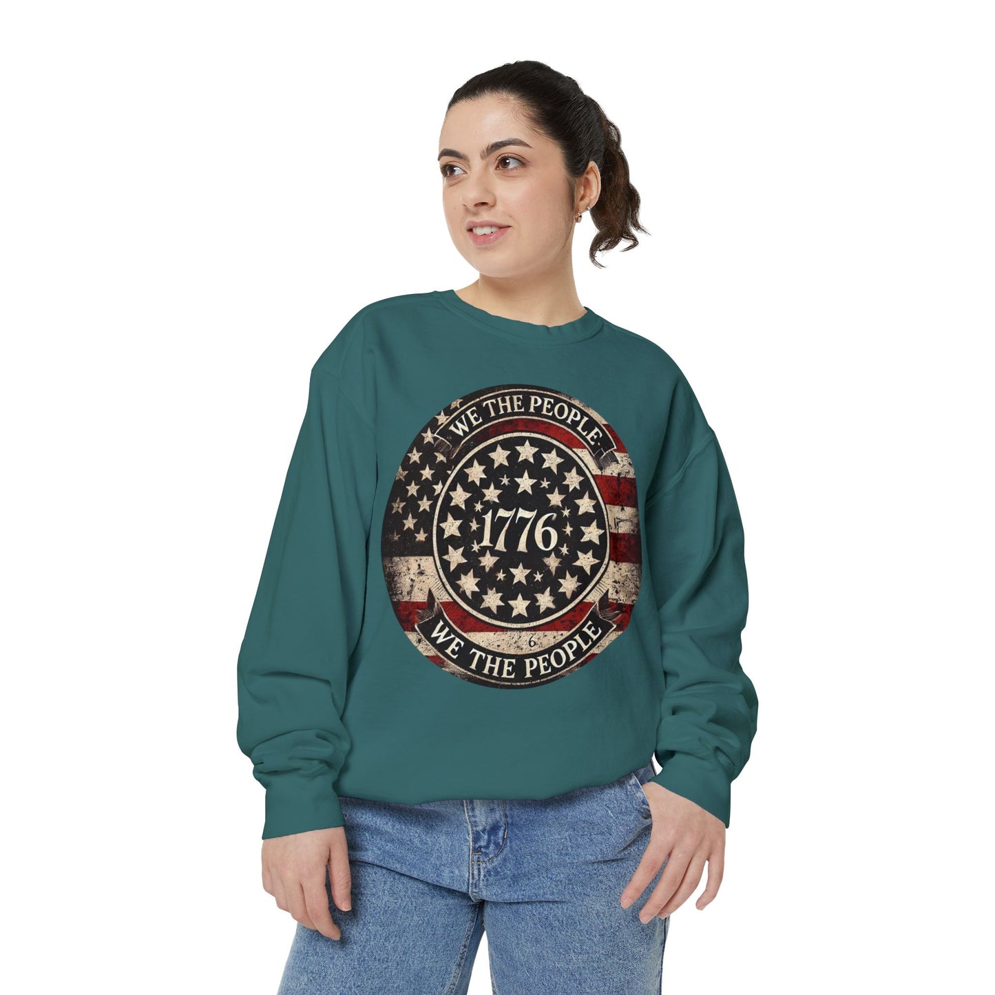 We the People Unisex Garment-Dyed Sweatshirt