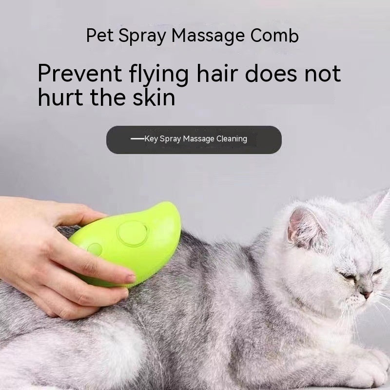 3 In 1 Cat/Dog Steam Brush