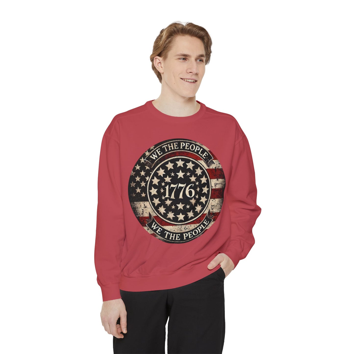 We the People Unisex Garment-Dyed Sweatshirt