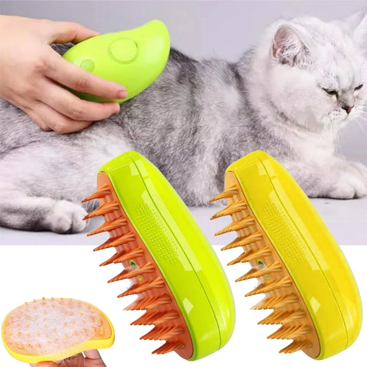 3 In 1 Cat/Dog Steam Brush