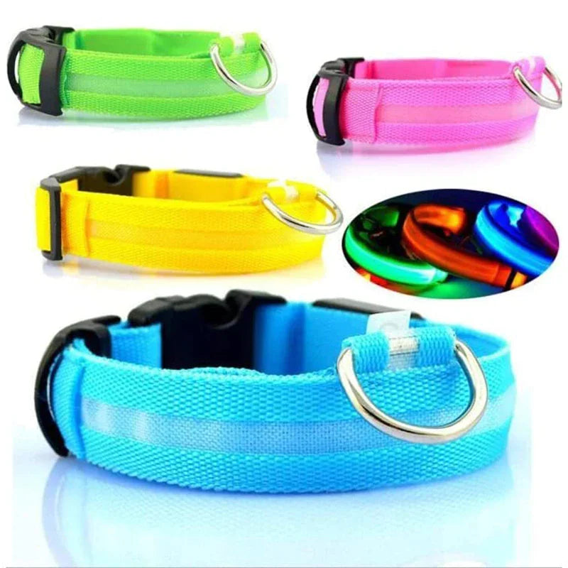 LED Adjustable Dog Safety Collar, Waterproof