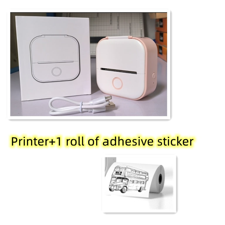 Portable Mini Thermal Bluetooth-compatible Mini Label Printer