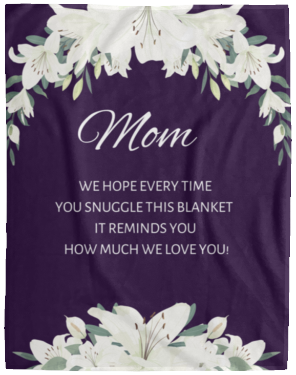 MOM FLOWER BLANKET