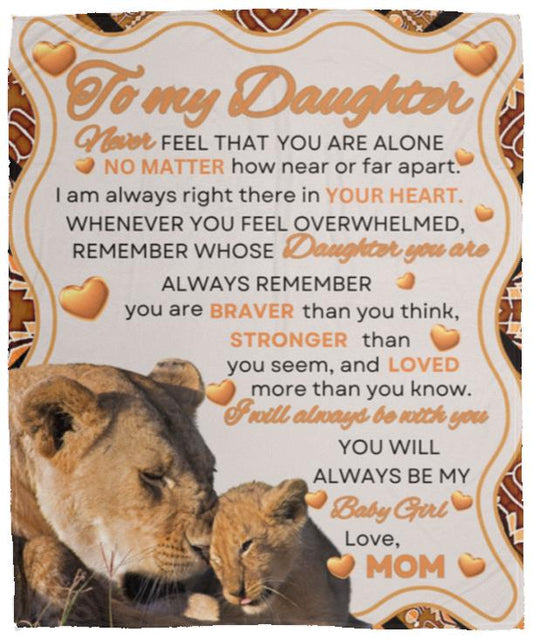 To My Son/Daughter Love Mom Blanket