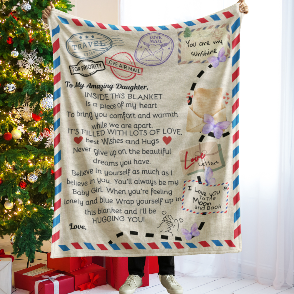 To My Daughter | Personalized Blanket