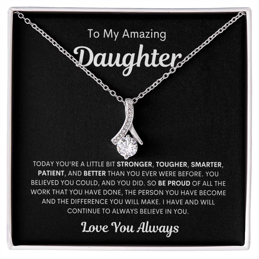 To My Amazing Daughter Necklace