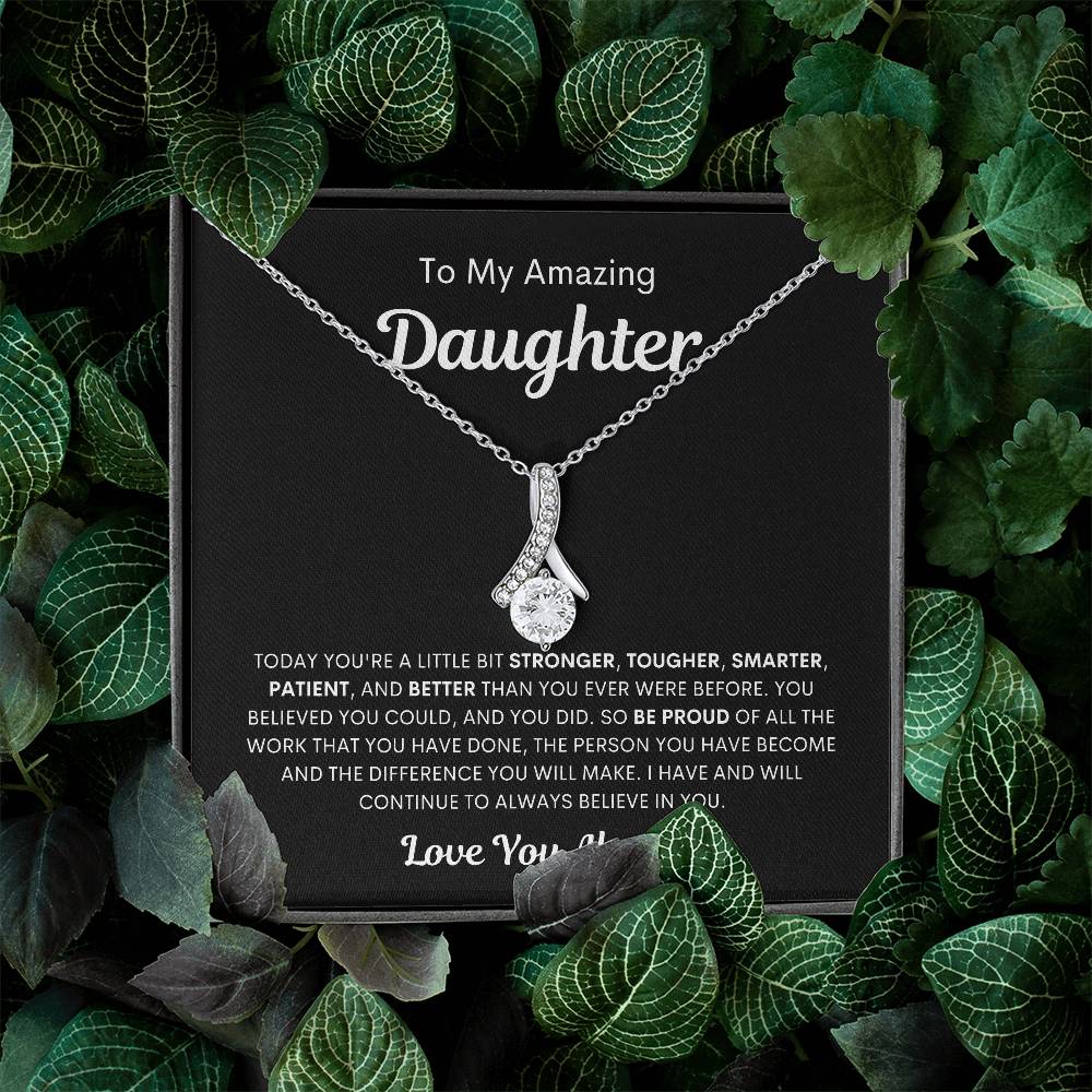 To My Amazing Daughter Necklace