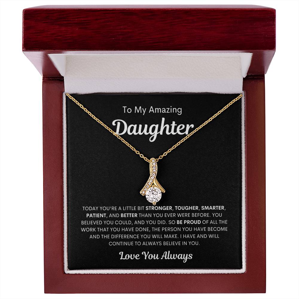 To My Amazing Daughter Necklace