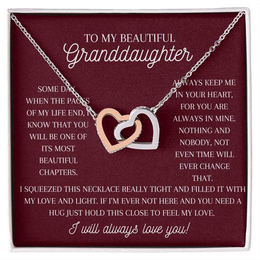 To My Beautiful Granddaughter