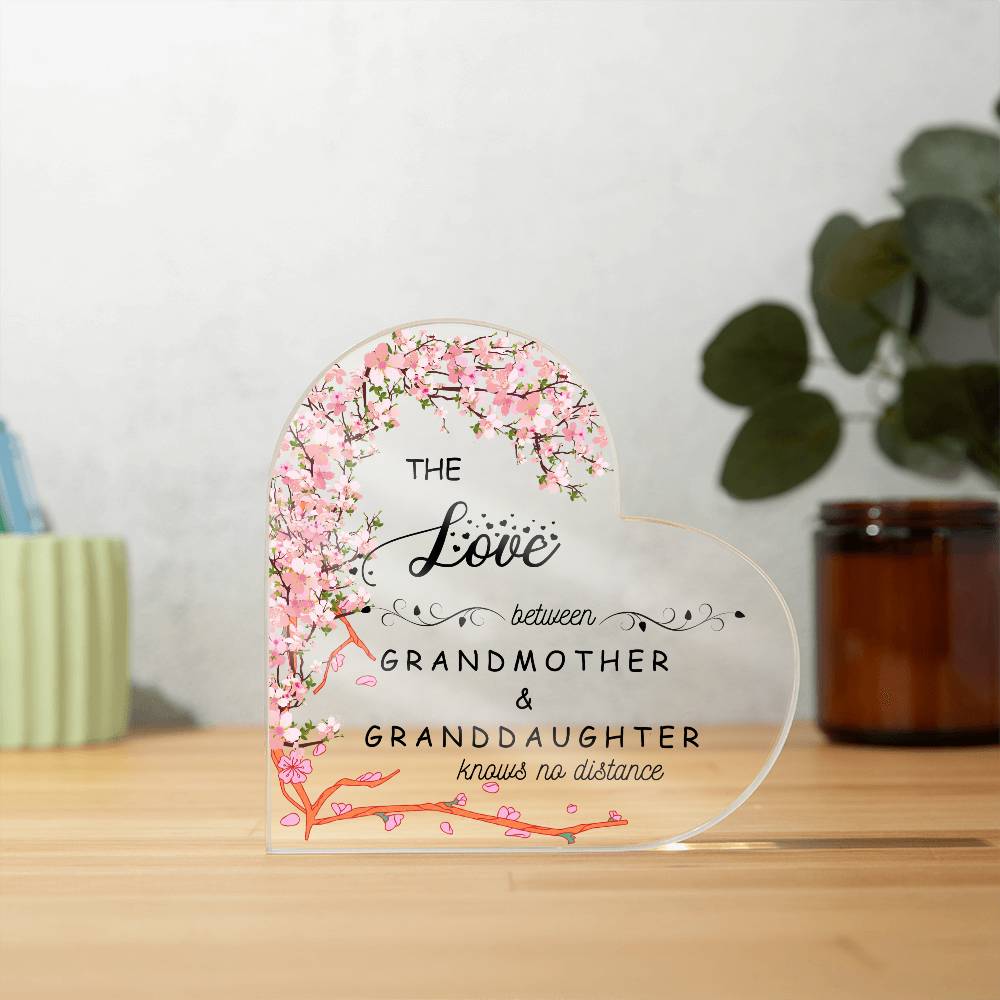 Grandmother & Granddaughter Acrylic Plaque