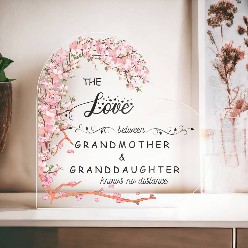 Grandmother & Granddaughter Acrylic Plaque