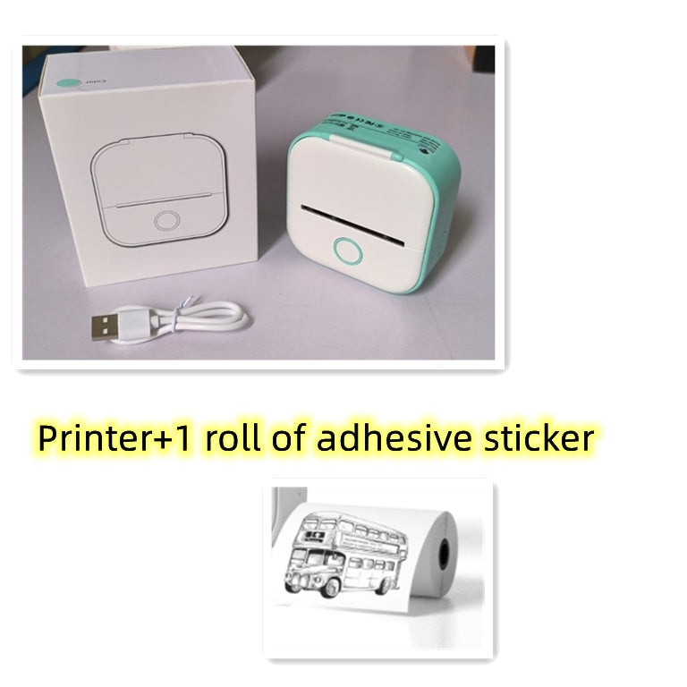 Portable Mini Thermal Bluetooth-compatible Mini Label Printer