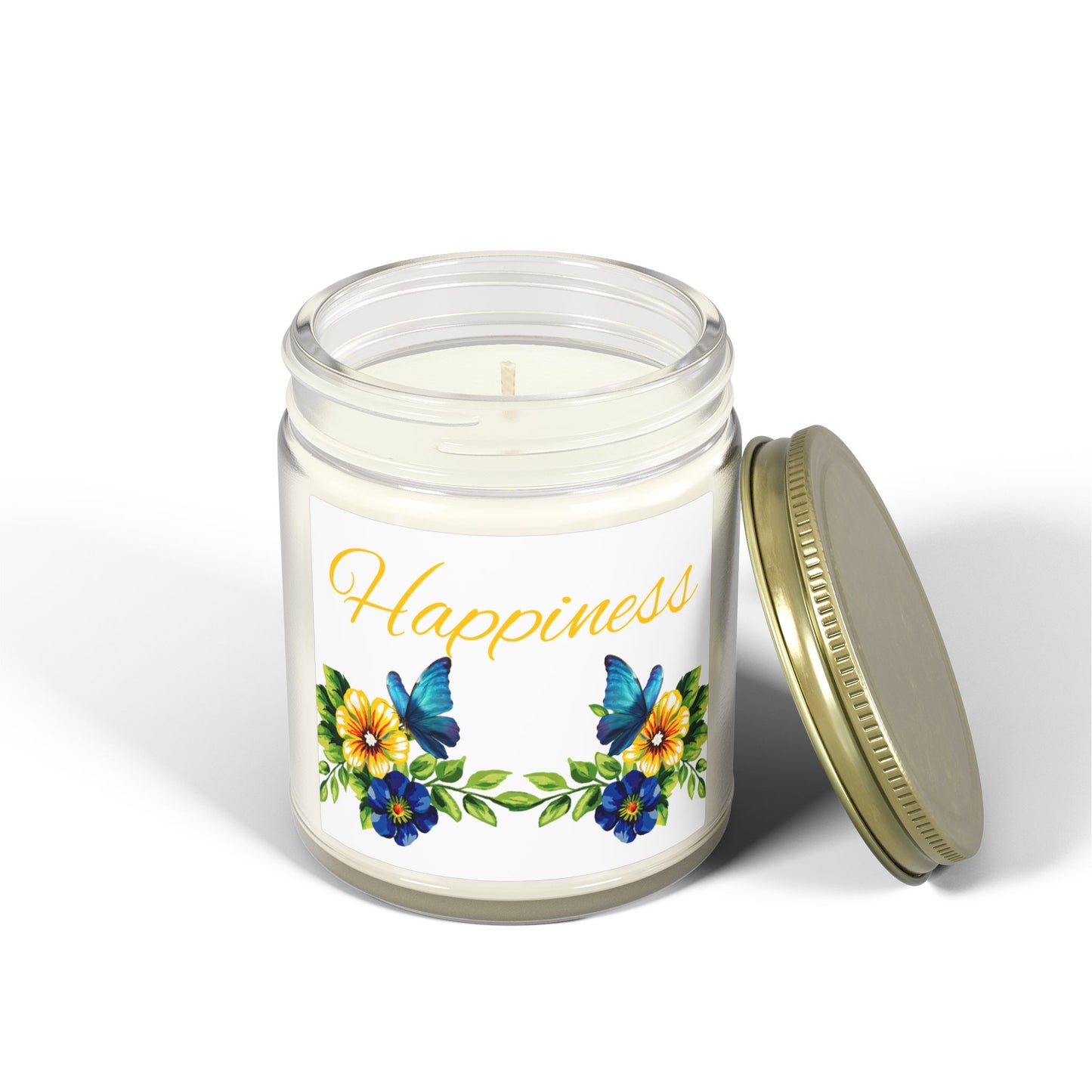 Quiet Bloom Scented Candles, Coconut Apricot Wax (4oz, 9oz)